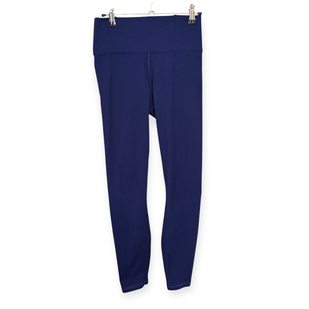 Fabletics Powerhold Leggings XS Blue High Waisted‎ Athleisure Workout Pants